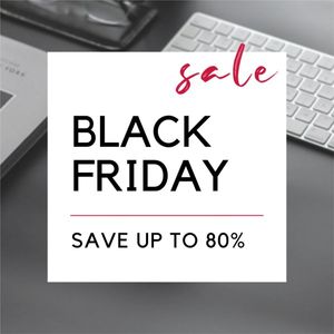 electronic, promotion, business, Grey Black Friday Sale Instagram Post Template