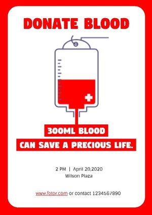献血 チラシ