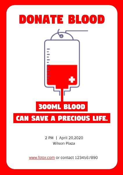 donate, volunteer, public-interest, Blood Donation Flyer Template