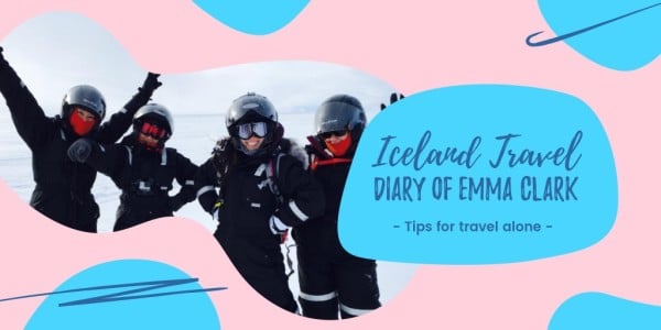 Orange Iceland Travel Alone Diary Twitter Post