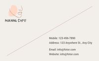 Cafe Business Card