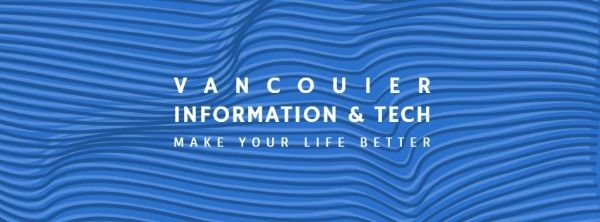 Blue Technology Company Background Facebook Cover