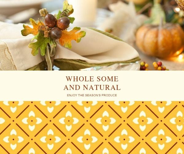 fall, season, fork, Autumn Pumpkin Facebook Post Template