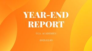 annual report, business, marketing, Yellow Year End Report Presentation Template