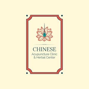 health, healthy, clinic, Chinese Acupuncture Center Logo Template