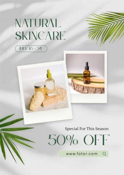 Green Organic Skincare Summer Sale