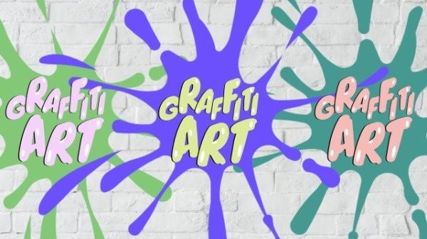 painting, paint, street art, Graffiti Art Youtube Channel Art Template
