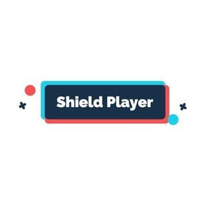 vloger, shape, icon, Cool Game Player Logo Template