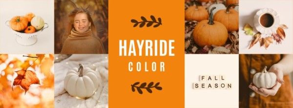 wheat, covers, hayride, Autumn Color Facebook Cover Template