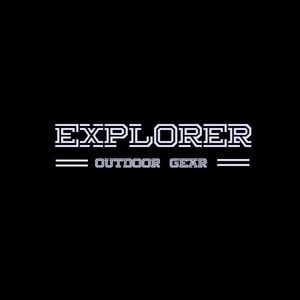 Black And White Outdoor Explorer Logo Template