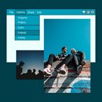 friends, windows, live, Created By The Fotor Team Template