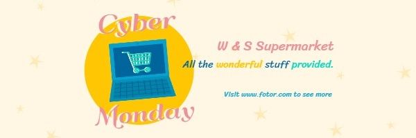 Cyber Monday Super Sale Email Header