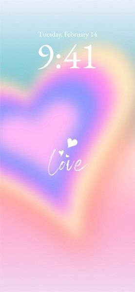 Y2K Nostalgia Heart Colorful Playful Gradient Wallpaper Stock Photo  Image  of hypnosis design 274020154