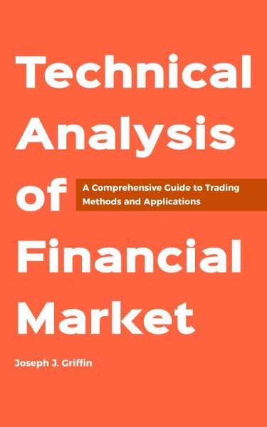 finance, invest, investment, Orange Simple Financial Market Guide Book Cover Template