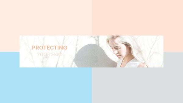 life, lifestyle, makeup, Skin Protection Youtube Channel Art Template