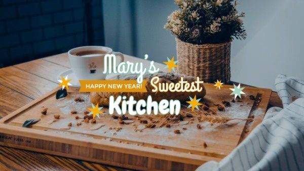 guide, life, skill, Sweetest Kitchen Youtube Channel Art Template