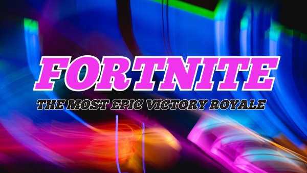 Online Blue Fortnite Epic Victory Royale Youtube Thumbnail Template Fotor Design Maker