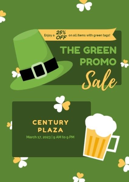 St Patrick Day Wishes Flyer