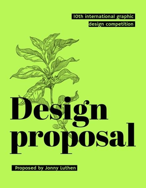  marketing proposals,  business,  design proposal, International Graphic Design Competition Proposal Marketing Proposal Template