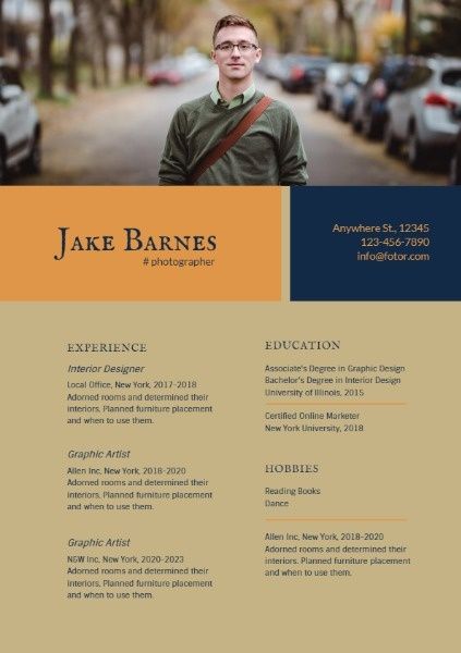 application, photography, blogger, Photographer Freelancer Simple  Resume Template