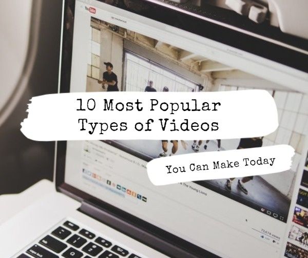 video making, youtube, fun, Popular Types Of Videos You Can Make Facebook Post Template