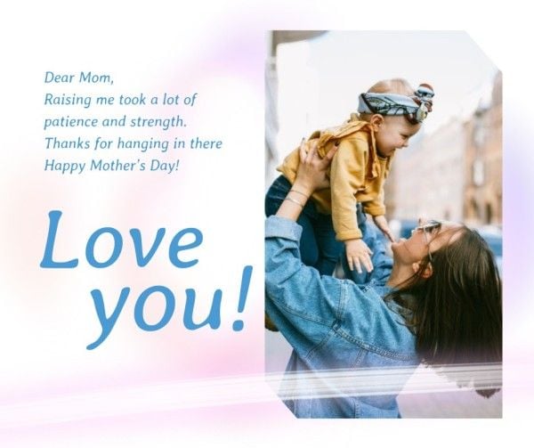 mother's day, greeting, celebration, Pink Happy Mothers Day Facebook Post Template