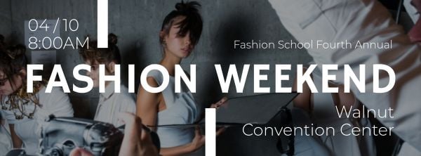 Fashion Weekend Fashion Show Facebook Cover