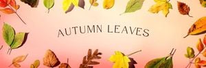 fall, season, leaf, Autumn Leaves Twitter Cover Template