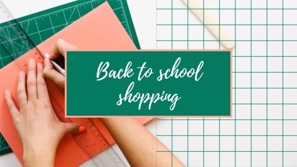 Back To School Simple YouTube Thumbnail Template