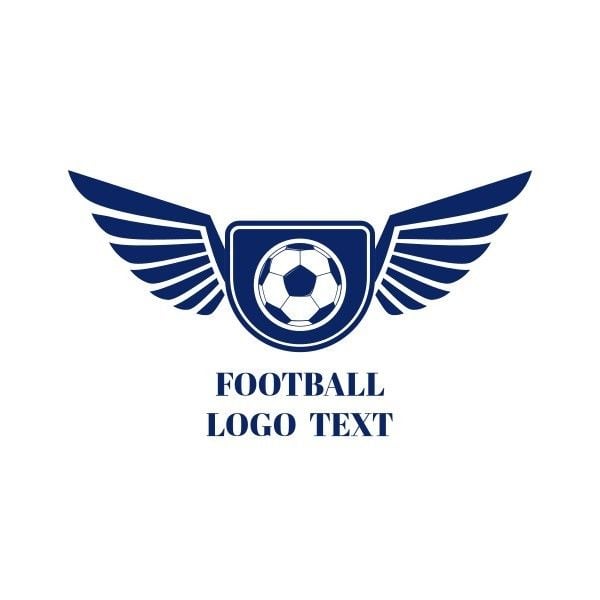 ブルーフットボールクラブリーグバッジ ロゴ