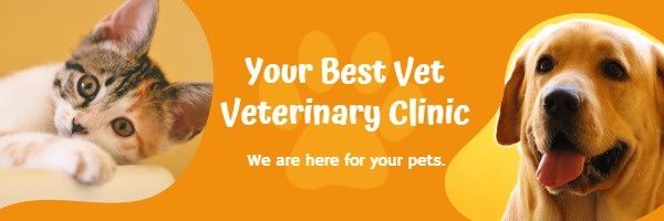 pet, veterinary, hospital, Created By The Fotor Team Email Header Template
