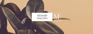 music, life, lifestyle, Vintage Organic Leaves Facebook Cover Template