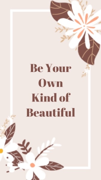 Be Yourself Mobile Wallpaper