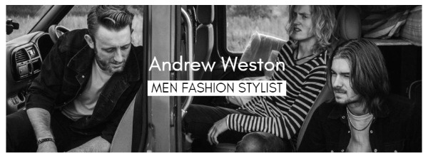 黒と白の男性のファッションスタイルのバナー Facebookカバー