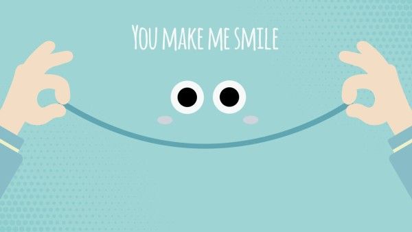 smile, friend, friendship, Smiling Cartoon Face Zoom Background Template