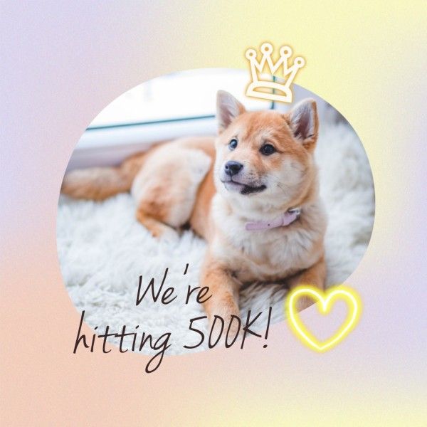 私たちは500Kのインスタグラム投稿テンプレートを打ち負かしています Instagram投稿