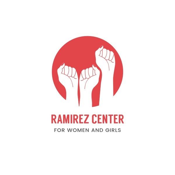 group, women, girls, Remirez Center Logo Template