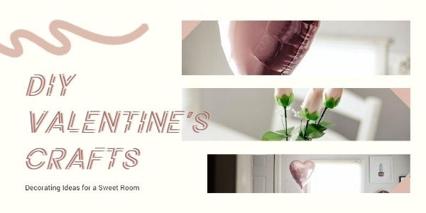 romantic, event, life, Valentine Crafts Twitter Post Template