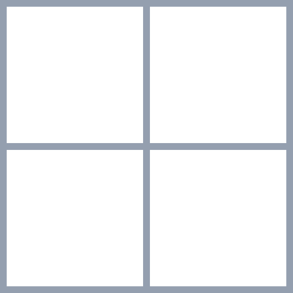 Blank 4 Grids Collage クラシックコラージュ