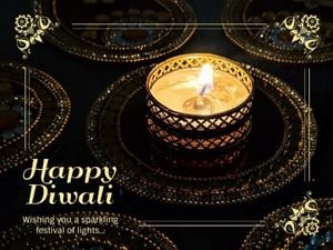 Happy Diwali Festival Card Template and Ideas for Design | Fotor