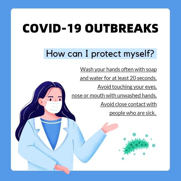 保护COVID-19知识 Instagram帖子