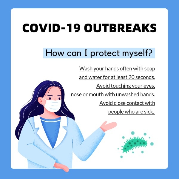 COVID-19知識の保護 Instagram投稿