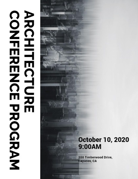 Architecture Conference Event Flow Program