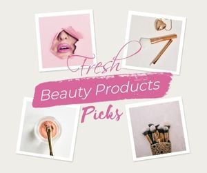 sale, marketing, fashion, Fresh Beauty Products Facebook Post Template