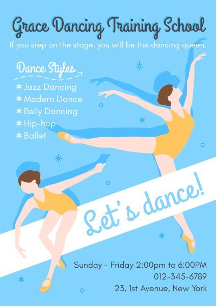 ダンストレーニングポスター ポスター