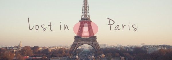 Beautiful Panoramic Paris In Sky Tumblr Banner