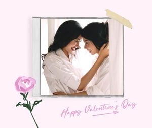 love is love, love wins, illustration, LGBT Love Happy Valentines Day Facebook Post Template