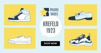 beauty, fashion, shoewear, Simple Sport Shoe Sales Facebook Ad Medium Template