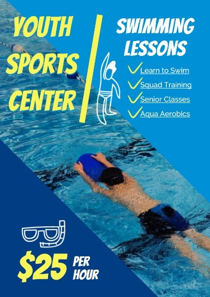 Swimming Class Poster