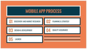 business, life, app, Project Portfolio Presentation Template